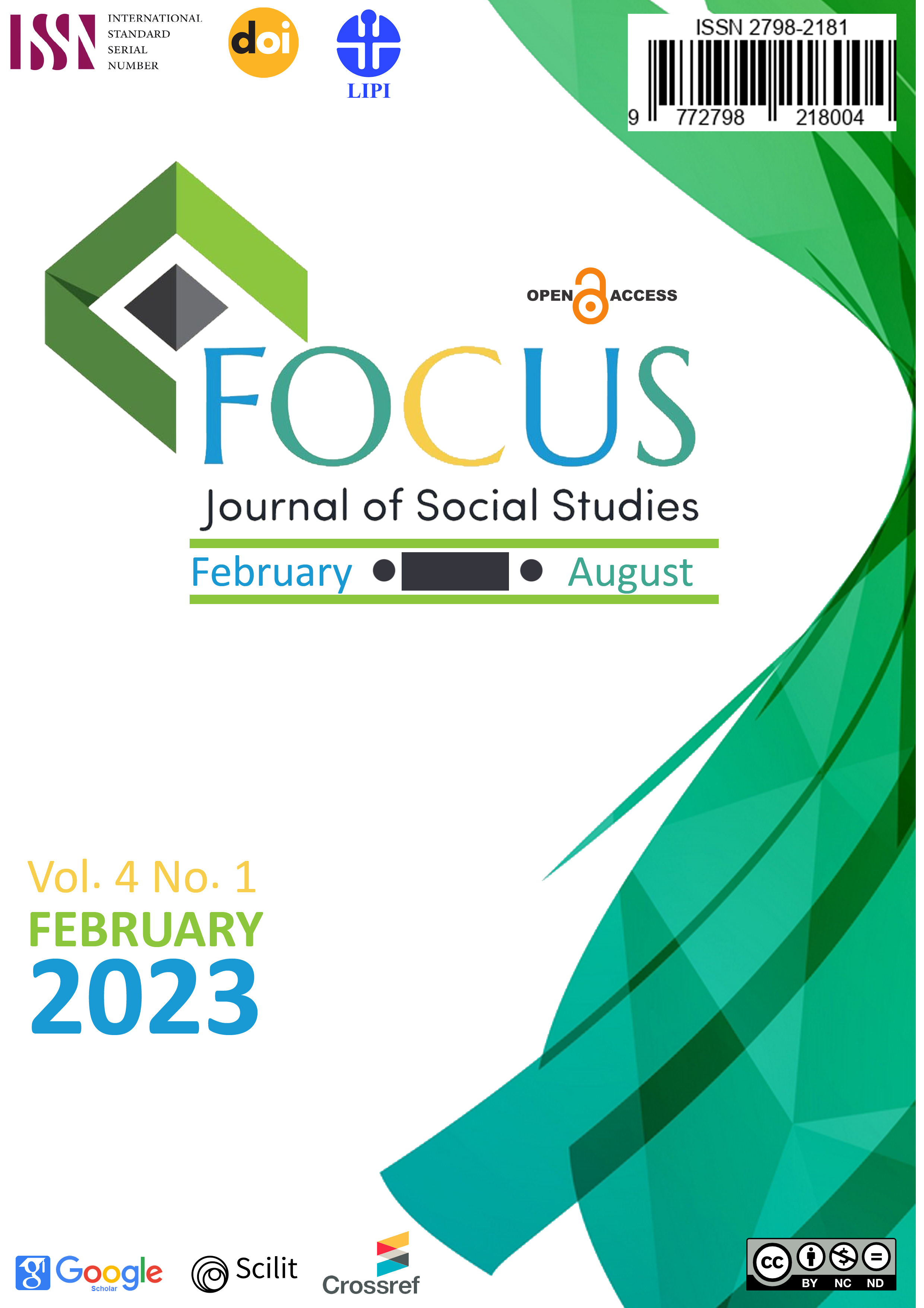 					View Vol. 4 No. 1 (2023): FOCUS: Journal of Social Studies
				
