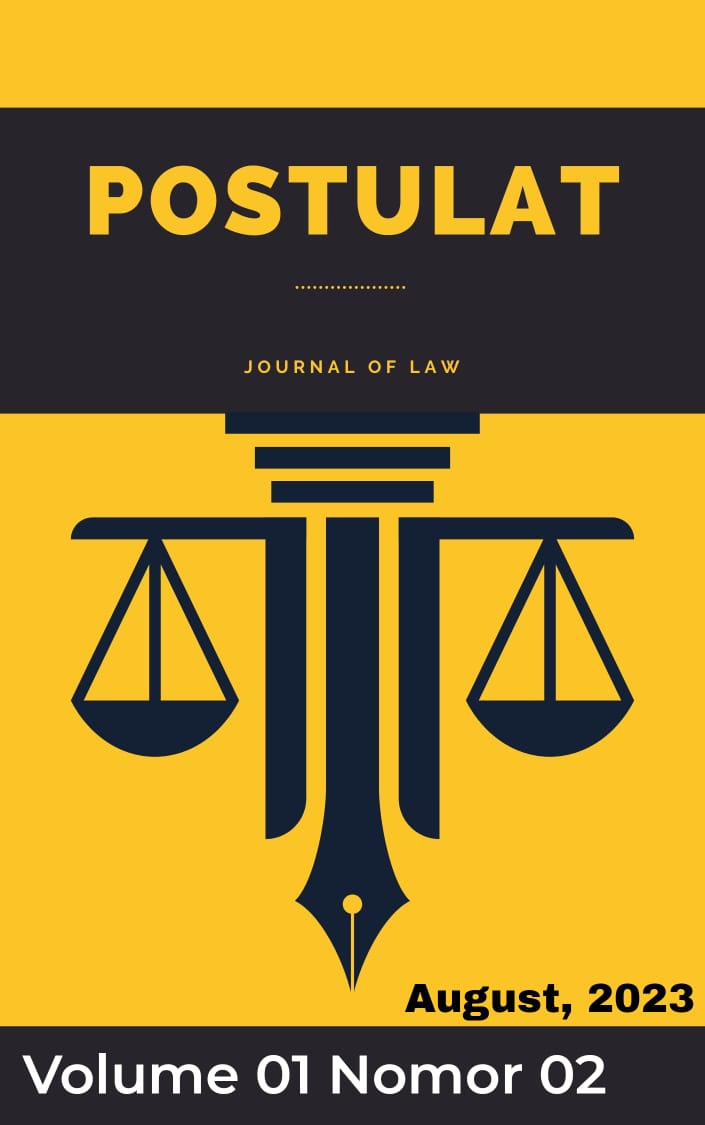					View Vol. 1 No. 2 (2023): POSTULAT: Journal of Law
				