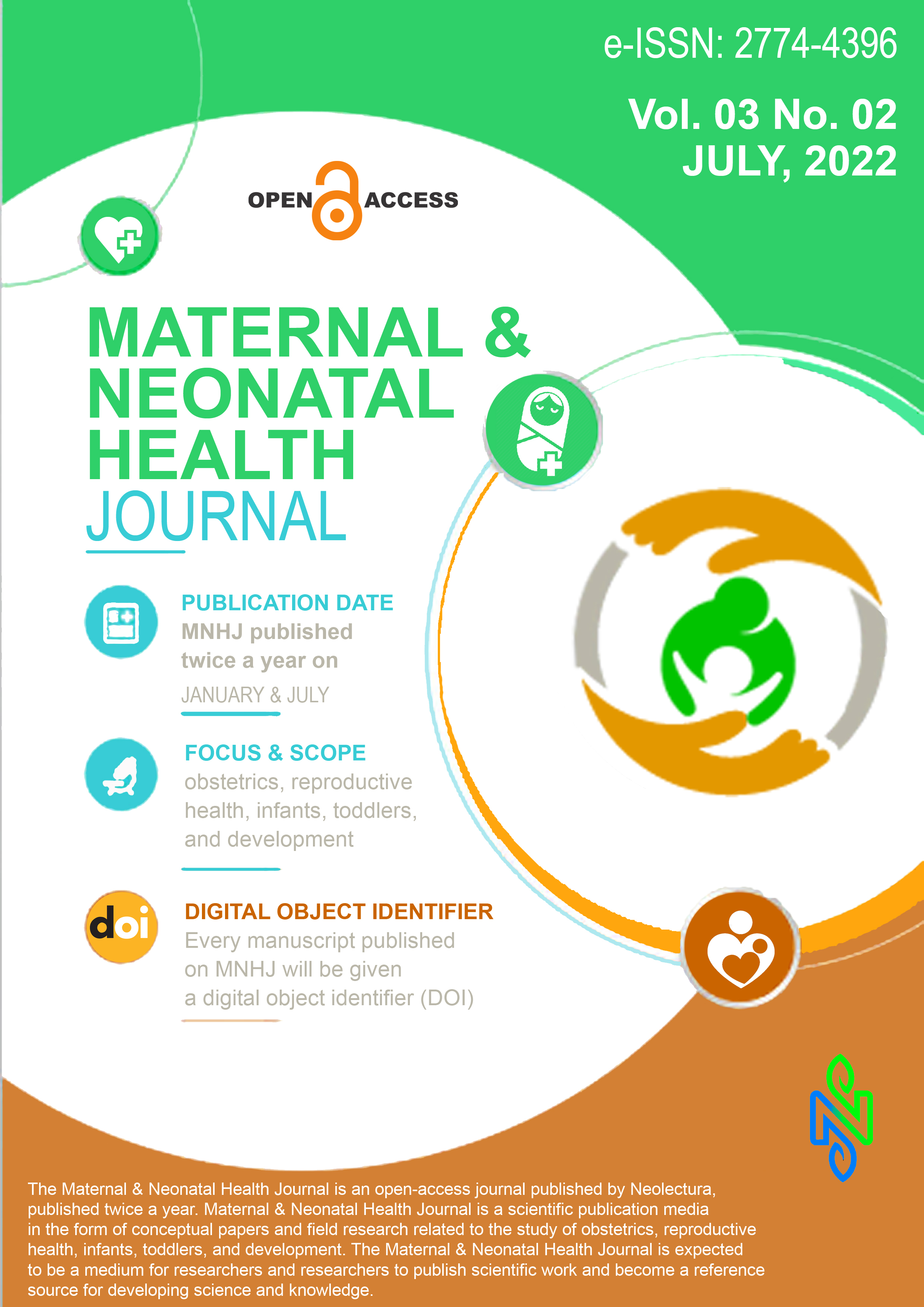 					View Vol. 3 No. 2 (2022): Maternal & Neonatal Health Journal
				